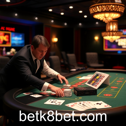 A Emoção dos Jogos ao Vivo na K8Bet: Uma Experiência de Cassino Realista e Interativa